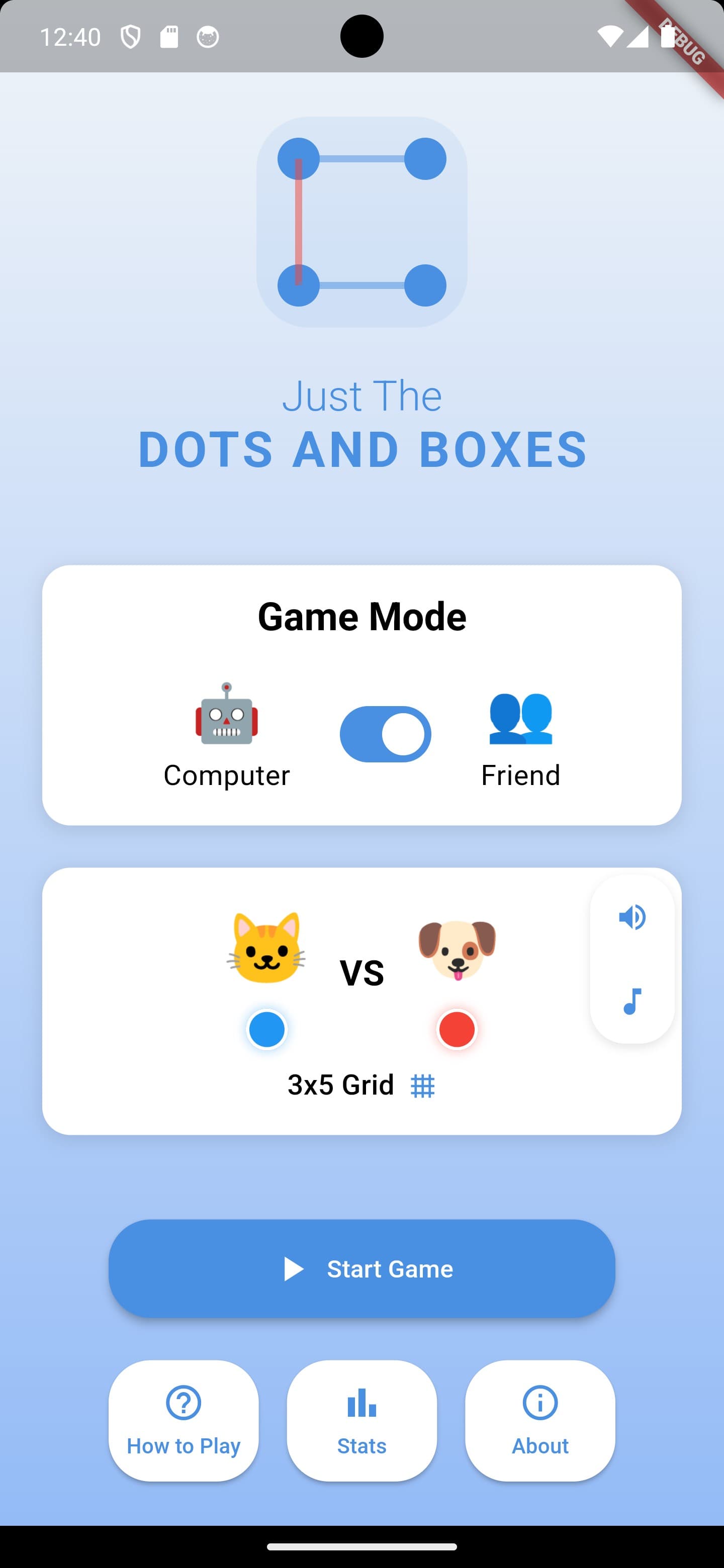 Dots and Boxes screenshot 1